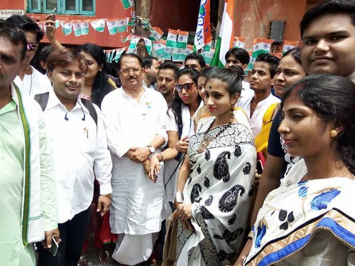 Independence day celebration by HUMAN RIGHT BAHRS WB WITH MINISTER SUBRATA MUKHERJEE